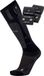 Therm-ic Powersock Set Heat Uni S-Pack 1200 V2 Zwart | Black Unisex Kniehoogte Schoenmaat 35-38