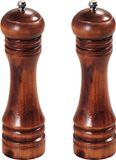 Kesper donkerbruin beukenhouten peper- en zoutstel 22 cm