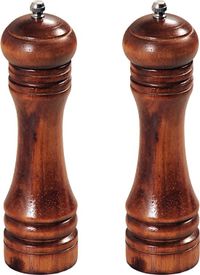 Merkloos / Sans marque Kesper Donkerbruin beukenhouten peper- en zoutstel 22 cm