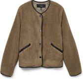 Vero Moda Candice Short Fleece Jas Dames - Maat S