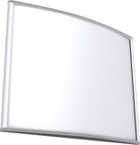 Europel Panneau de porte 21 x 15 cm Argent