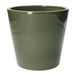 Pot de fleur, céramique, vert foncé, Ø 20 cm
