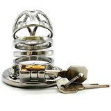 Bondage Masters medische graad rvs mannen kuisheidsapparaat, verwisselbare pain ring, 50mm ring