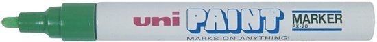 Uni-ball Permanente markeerstift PX-20 Groen 2,8 mm (12 Stuks)