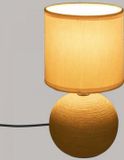 Atmosphera Créateur d'intérieur® Tafellamp Oker Geel Rond Kunststof E14