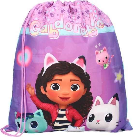 4KidsOnly Gabby's Dollhouse Gymtas - Unlimited Adventure