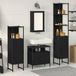 Maison Exclusive - Ensemble de meubles de salle de bain 4 pièces, chêne noir, bois composite