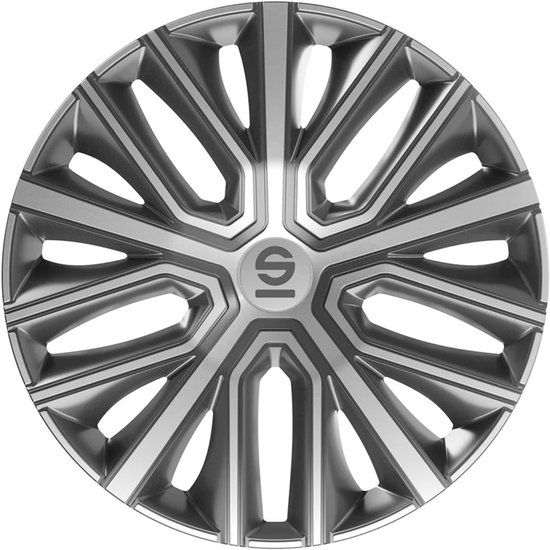 Sparco Wieldoppen Modena 15 inch Grijs Zilver - 4 stuks