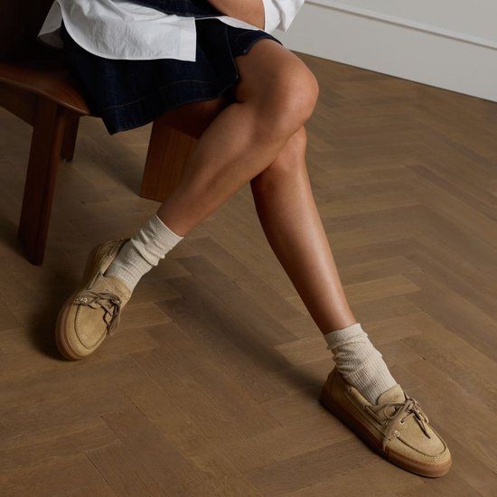Manfield Dames Taupe Suède Bootschoenen Maat 38