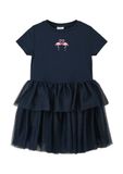 s.Oliver Jurk navy / pastelroze / lichtroze
