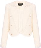 faina Blazer Offwhite Pailletten Bouclé Polyester Wol Dames S