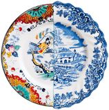 Seletti Hybrid assiette à petit-déjeuner Ø20cm faïence multicolore rond