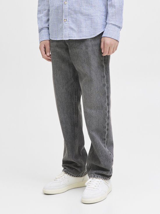 JACK&JONES Jongens Jeans JJICHRIS JJORIGINAL SBD 444 SN JNR Zwart Denim Maat 146