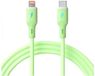 Akyga AK-USB-73 USB-kabel USB-C stekker, Apple Lightning stekker 1 m Groen