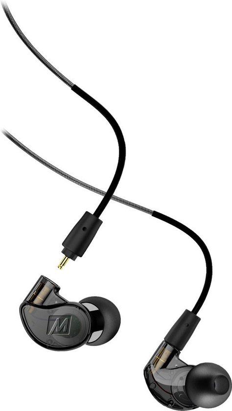 MEE audio M6 PRO In Ear oordopjes Kabel Zwart Headset, Bestand tegen zweet
