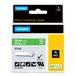 DYMO Industriële Vinyl Labels | 19 mm x 5,5 m | Wit op Groen | Zelfklevend