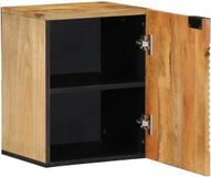 vidaXL Badkamerhangkast 38x33,5x48 cm massief mangohout bruin