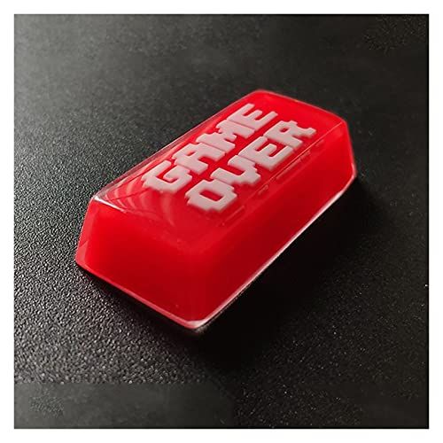 FANGCHENG Keycaps 1pc Keycap Handgemaakte Hars Keycap Voor MX Opener Mechanical Keyboard Keycaps Voor Black Ice Skin Backlit Key Cap Rubber Keycaps Color Model 1