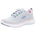 Skechers Flex Appeal 5.0 Nieuwe PathSneaker voor dames, Grijs Mesh Blauw Roze Trim, 38.5 EU