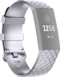 By Qubix - Compatible Fitbit bandje - Zilver