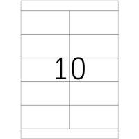 HERMA Premium - Papier - mat - permanent zelf-klevend - wit - 105 x 50.8 mm 1000 etiket(ten)