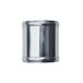 Simoni Racing G7670 verbindingsstuk voor, rechte aluminium buis met randen, lengte 76 mm, aansluiting voor motoren, diameter 70 mm, aluminium