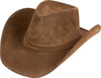 Boland - Cowboyhoed Wyoming bruin - 58 cm - Volwassenen - Mannen