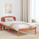 Maison Exclusive - Cadre de lit, brun chaud, 100 x 200 cm, fait de pin massif
