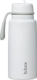 b.box Thermos-Drinkfles en Waterfles met Fliptop 1 Liter | Drielaags Isolerend Roestvrij Staal | Houdt Drankjes tot 46 uur Koud | 1 l