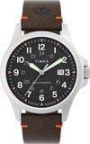 Timex Field Post Solar TW2V64100 Horloge - Leer - Bruin - Ø 40 mm