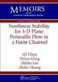 Nonlinear Stability for 3-D Plane Poiseuille Flow in a Finite Channel
