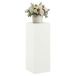 vidaXL Plantenstandaard Wit 30 x 30 x 80 cm Staal