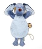 LILLIPUTIENS - Jules Le Chien - Knuffel Marionet - Fosforescerend - Fopspeenketting - Blauw - 19cm - Vanaf de geboorte - 83614