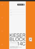 Brunnen 1042924 KIESER-blok liniatuur 14 C (A4, 50 vellen, blanco, 80 g/m², geperforeerd)