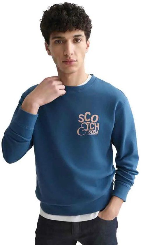 Scotch & Soda Sweatshirt Ensign Blue S