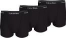 Calvin Klein Icon Cotton Stretch Trunks (3-pack) - heren boxers normale lengte - zwart
