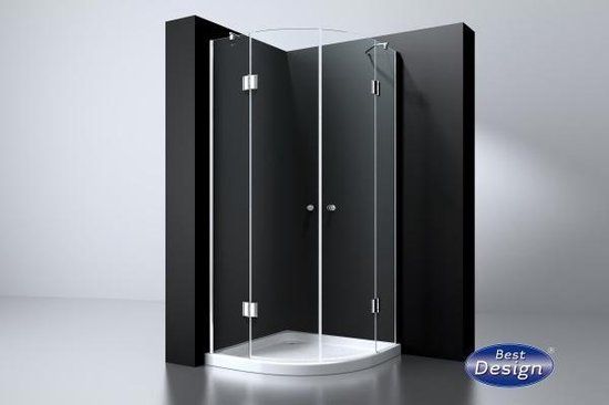 Best Design Arek Kwartronde Douchecabine 90x90cm - Anti-Kalk