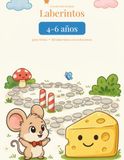 Laberintos para Niños 4-6 Años: 80 Laberintos Divertidos con Soluciones | Cuaderno de Actividades para Desarrollar la Concentración y las Habilidades Motoras