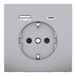 Merten Schuko Steckdose mit USB Ladegerät MEG2367-6036