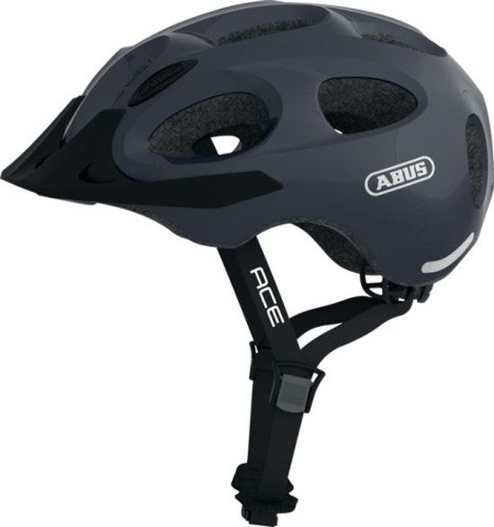 Abus Youn-I Ace Fietshelm - Metallic Blue - S (48-54 cm) - 2023