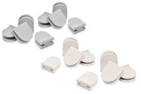 Tescoma Reserve Connectoren en Voeten, 8+8 Stks Flexispace, Wit, 15x10x3 cm