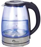 Little Balance Glazen Waterkoker Blauw/Zilver 1.8 Liter