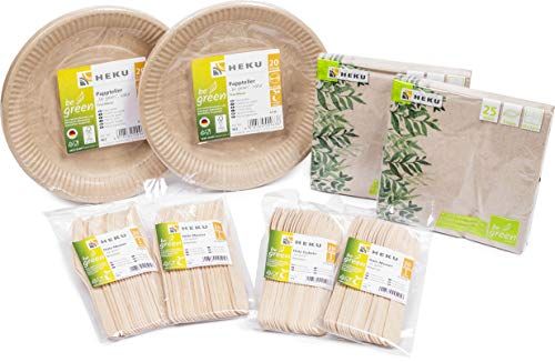 Heku 30011-01 Bio-wegwerpset be Green 170-delig