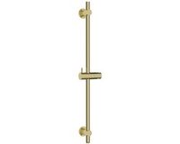 Wiesbaden UniMatch Glijstang met Wateraansluiting - 76.5cm - Messing PVD