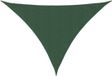 vidaXL Zonnescherm Driehoekig Donkergroen 2,5x2,5x3,5m Oxford Stof Waterafstotend UV-bescherming