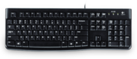 Logitech K120 Keyboard - USB - QWERTY - Black