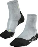 FALKE Ergonomic Sport System FALKE TK2 Short Cool Heren Wandelsokken - Lichtgrijs - Maat 42-43