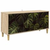 vidaXL Meuble TV ELBURG 102 x 33 x 50 cm Sonoma Bois d'ingénierie
