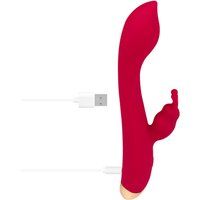 EIS Fijne rabbitvibrator van siliconen, 17,5 cm