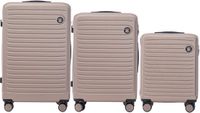 Collection COOT Collectie Kofferset Champagne ABS Telescoopsteel